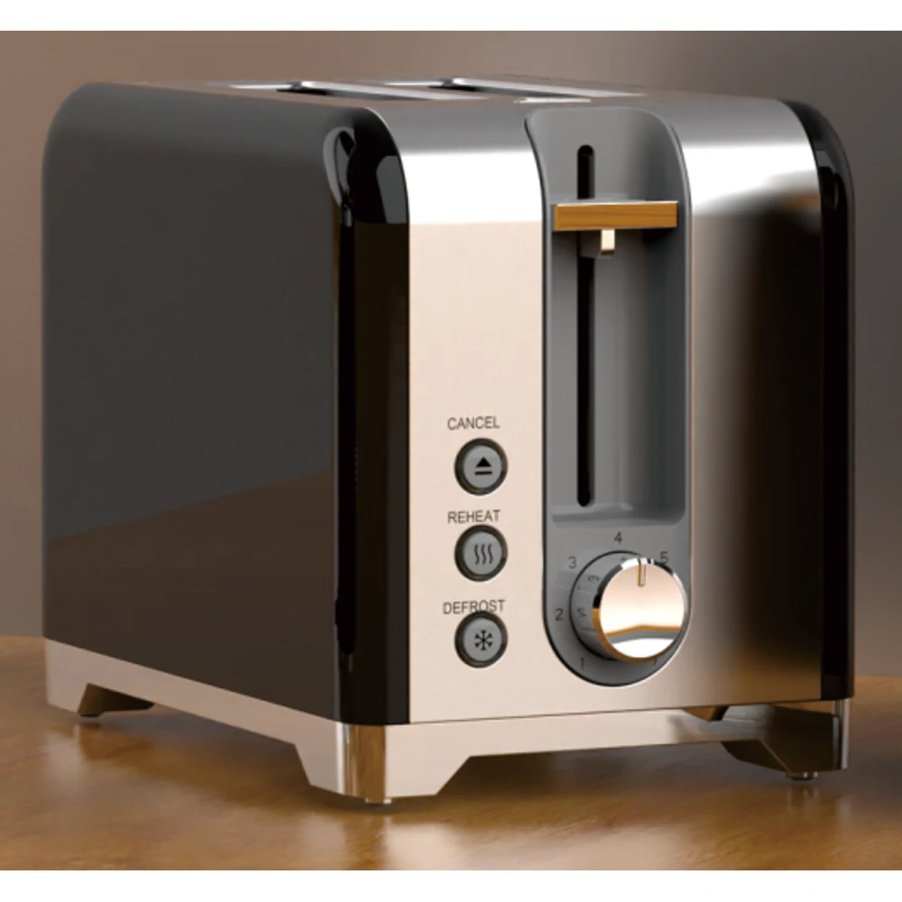 2-Slice Stainless Steel Toaster JT62126 wholesale private label supplier in China